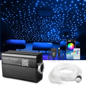 Starlight Headliner Kit 550 Pcs Twinkle 0.03in*9.8ft/0.75mm*3m 16W For Car, Home - Picture 1 of 13