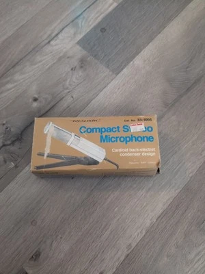 Vintage Realistic 33-1066 Compact Stereo Cardioid Condenser Mic New In Box. G4 - Image 1 of 4