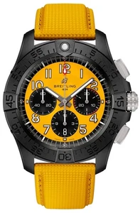 Reloj Breitling Avenger B01 44 mm SB0147 Night Mission esfera amarilla cerámica para hombre - Imagen 1 de 8