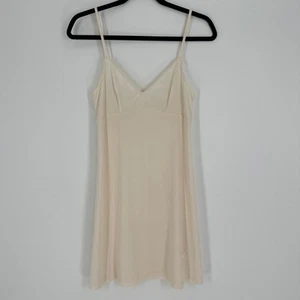 ZIMMERMANN cremeweißes Schlupfkleid Spitzenbesatz verstellbare Träger neu ohne Etikett Damen Med 1 - Bild 1 von 7