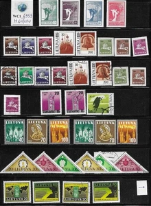 WC1_6959. LITUANIA. Valioso lote de juegos y sellos 1990-1993. MNH y usado - Imagen 1 de 1