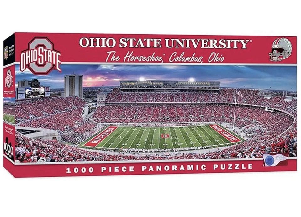 Masterpiece 1000 PC Panoramic Puzzle Ohio State The Shoe