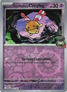 Team Rocket's Chingling Reverse Holo 085/182 Common SV10: Destined Rivals NM Pok - Picture 1 of 2