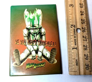 Mars Attacks! Tim Burton Ata Boy 1996 imán de nevera EE. UU. 90 - Imagen 1 de 6