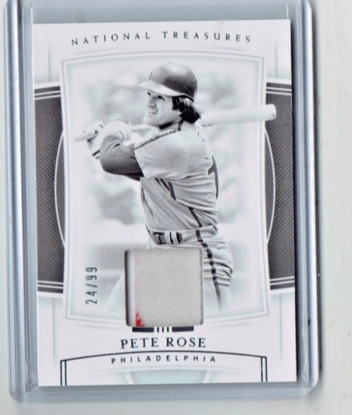 Pete Rose 2020 Panini National Treasures Jersey Card /99 - Image 1 of 1