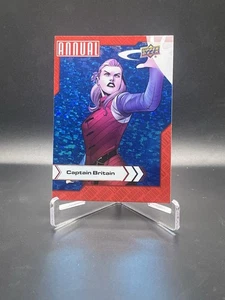 Captain Britain 2022 Upper Deck Marvel Annual Blue Sparkle #15 - Bild 1 von 2