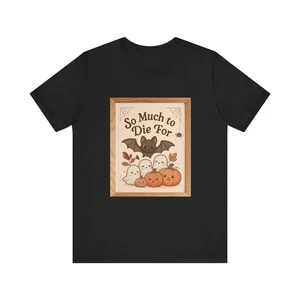 Sarkastisches Halloween T-Shirt, süße Geister und Kürbisse Shirt, Grumpy Apparel dunkle Fledermaus - Bild 1 von 21