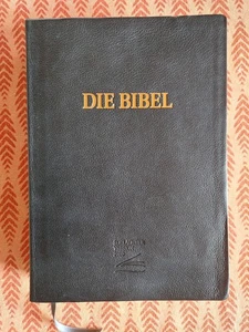 Schlachter 2000 Die Bibel Leder Goldschnitt Großfruck - Bild 1 von 4