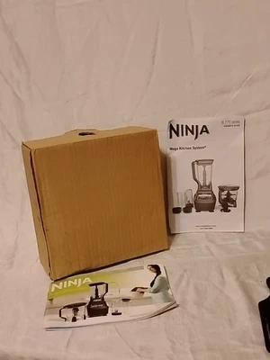 OEM 2 Replacement Ninja 24 oz Cups with Lids & 6 Point Extractor Blade NOB - Image 1 of 4