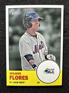 WILMER FLORES #117 2012 Topps Heritage Minor League Edition Rookie/Prospect QTY - Picture 1 of 2