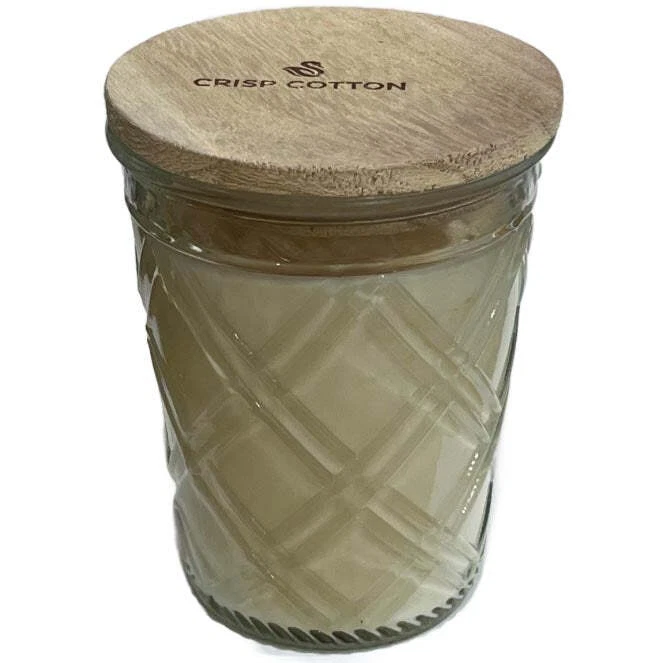 Swan Creek 100% Soy 12 Oz. Timeless Jar Candle - Crisp Cotton - Image 1 of 1