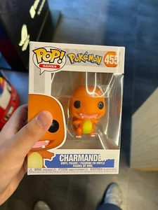 FUNKO POP! Pokemon CHARMANDER Metallic 455 Used - Picture 1 of 2