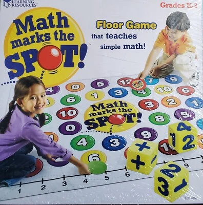 Learning Resources Math Marks The Spot A Math Activity Mat 0383 - Image 1 of 4