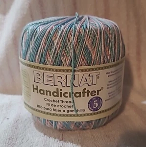 Hilo de ganchillo artesanal Bernat 80g 33206 táctil azul blanco rosa - Imagen 1 de 5