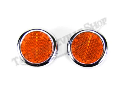 REFLECTORES BAJO TANQUE TRIUMPH BONNEVILLE TIGER TROPHY 500 Y 650 PN# 57161 Foto 1 de 3