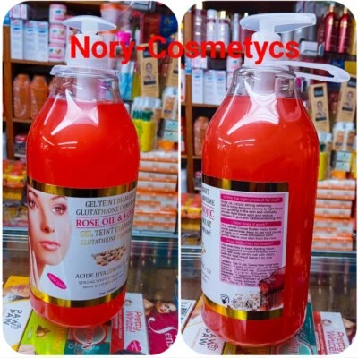 Glutathione Tablet ,Rose Oil & Hyaluronic Acid Strong Whitening BodyWash 1900ML - Image 1 of 3