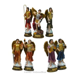 ValuueMax™ 7 Archangels Set Statue , Finely Detailed Resin, 5 Inch Tall - Picture 1 of 1