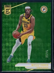 2023-24 Elite verde neón #89 Myles Turner 33/75 - Imagen 1 de 2