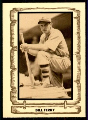 1980 CRAMER BASEBALL LEGENDS SERIES 1 #9 BILL TERRY NEW YORK GIANTS - Image 1 of 2