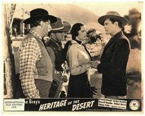 Heritage of the Desert Original Lobby Card Zane Grey Evelyn Venable Donald Woods
