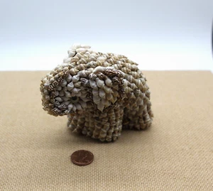 Elephant hand made of Seashell, Philippines, Excellent! 3.5" - Picture 1 of 6