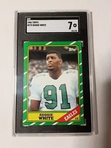 1986 Topps Reggie White #275 Rookie RC SGC 7 NM Philadelphia Eagles HOF - Picture 1 of 9