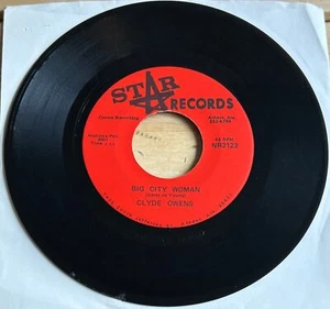 Clyde Owens -Big City Woman- Alabama Country Bopper 45 on Star - Hear - Picture 1 of 2