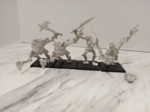 Warhammer Fantasy Ogre Kingdoms Yhetee x4 - Metal - Picture 1 of 2