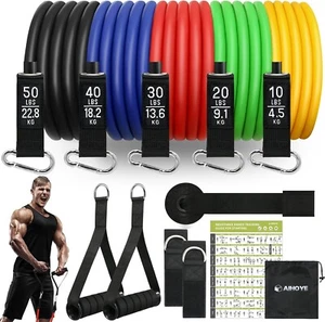 Bandas Cintas Elasticas De Resistencia Para Hacer Ejercicios Fitness Gym - Imagen 1 de 6