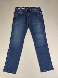 Replay Hyperflex RE-Used Anbass Slim Fit Stretch denim  Jeans Hose Gr 34/30 - Bild 1 von 7