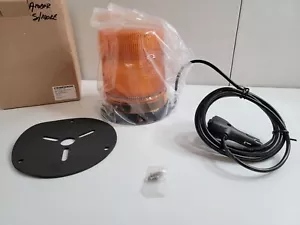 Amber LED Rooftop Beacon Light Snow Plow Dome Light Strobes N More HAP Old Stock - Picture 1 of 16