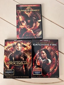 The Hunger Games DVD Set - Hunger Games, Mocking Jay Part 1, Catching Fire - Picture 1 of 1