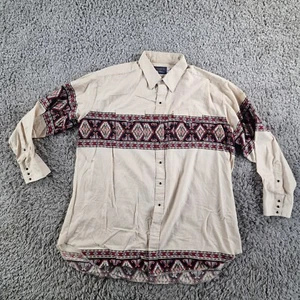 Panhandle Slim Shirt Mens 2XL XXL 19 Aztec Navajo Pearl Snap Western A5-A10 - Picture 1 of 8