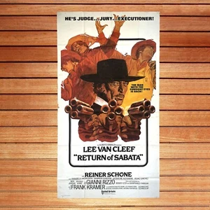 Return of Sabata original american poster 41x77" with Lee van cleef years 1971 - Picture 1 of 7