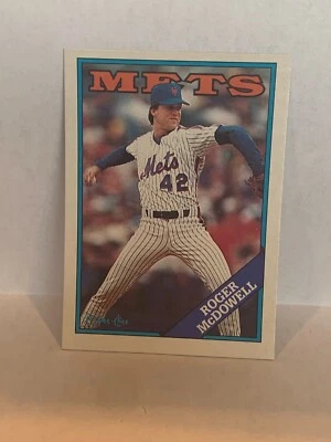 1988 O-Pee-Chee OPC Blank Back - ROGER McDOWELL - Image 1 of 2