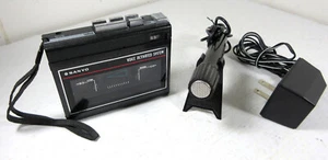 Vintage Sanyo Cassette Tape Recorder w/ Microphone M1130 - Tested/Works/Records - Picture 1 of 9