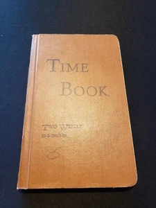 Vintage TIME BOOK Two Weekly 53-B-23860-20, VTG Office Ephemera - Picture 1 of 14