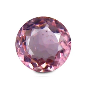 1.18 Cts | natural loose" Tourmaline | Pink | Round Shape | Portuguese Cut - Picture 1 of 5