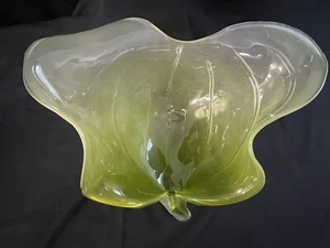 SCULTURA IN VETRO ARTE NUMERATA FIRMATA NIKOLAS WEINSTEIN 17" conchiglia fiore *376 - Foto 1 di 8