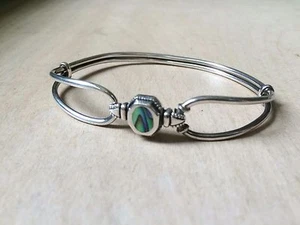 Vintage Sterling Silber .925 Abalone Armband 7 Zoll 15 Gramm - Bild 1 von 7