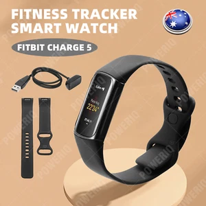 Fitbit Charge 5 Fitness HR Health Tracker in Black/ Graphite - Picture 1 of 14