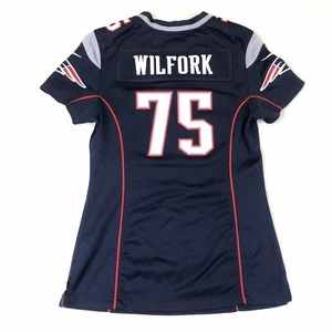 New England Patriots Vince Wilfork Womens Blue #75 Football Jersey Size Small - Picture 1 of 11