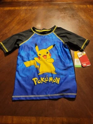 Camiseta Pokémon Jóvenes Niños Pikachu Gris Manga Corta Grande 10-12 B-W Foto 1 de 4