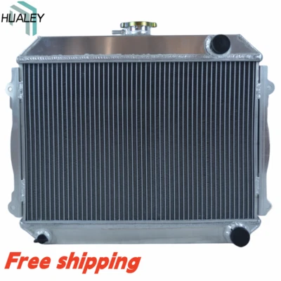 Radiador de aluminio de 3 filas para Toyota Corolla 1971-1974 1,2 L 1,6 L L4 Foto 1 de 4