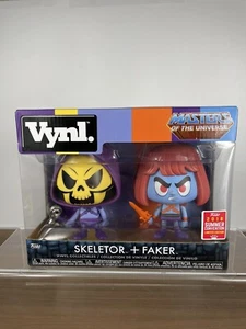 Funko Vynl Masters Of The Universe Skeletor & Faker 2018 Summer Convention New - Picture 1 of 6