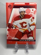 Nick DeSimone 2022-23 UD SP Authentic RED FUTURE WATCH Calgary Flames #194