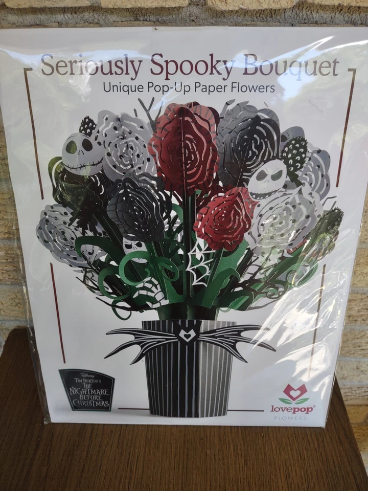  Lovepop Flores Seriously Spooky Pesadilla Antes de Navidad Disney Jack   Foto 1 de 4