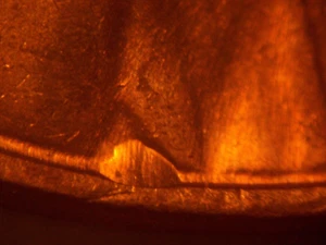 1968 S Lincoln Cent Die Dent OBV Error Penny BU - Picture 1 of 5