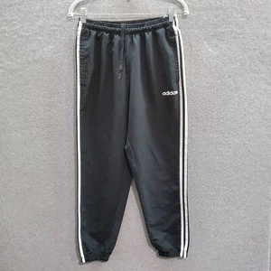 Adidas Boys Active Pants Medium Black Jogger Track Pockets Drawstring - Picture 1 of 8