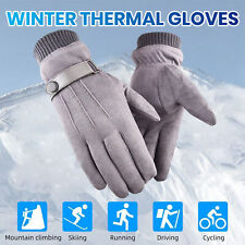 Weather Gloves Velvet Touch-screen Windproof Winter Cycling for Men with Touch